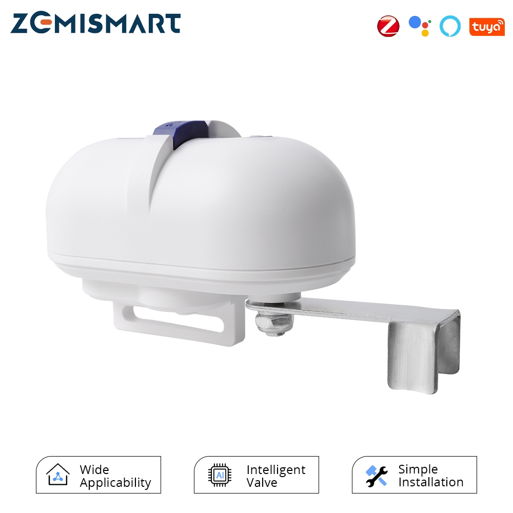 Zemismart อิเล็กทรอนิกส์ Tuya น้ําปิดชลประทาน Controller ระบบน้ําวาล์วแก๊สอัตโนมัติ SmartThings ควบคุมทํางานร่วมกับ Homekit ZMHK01 และ Matter M6 Hub