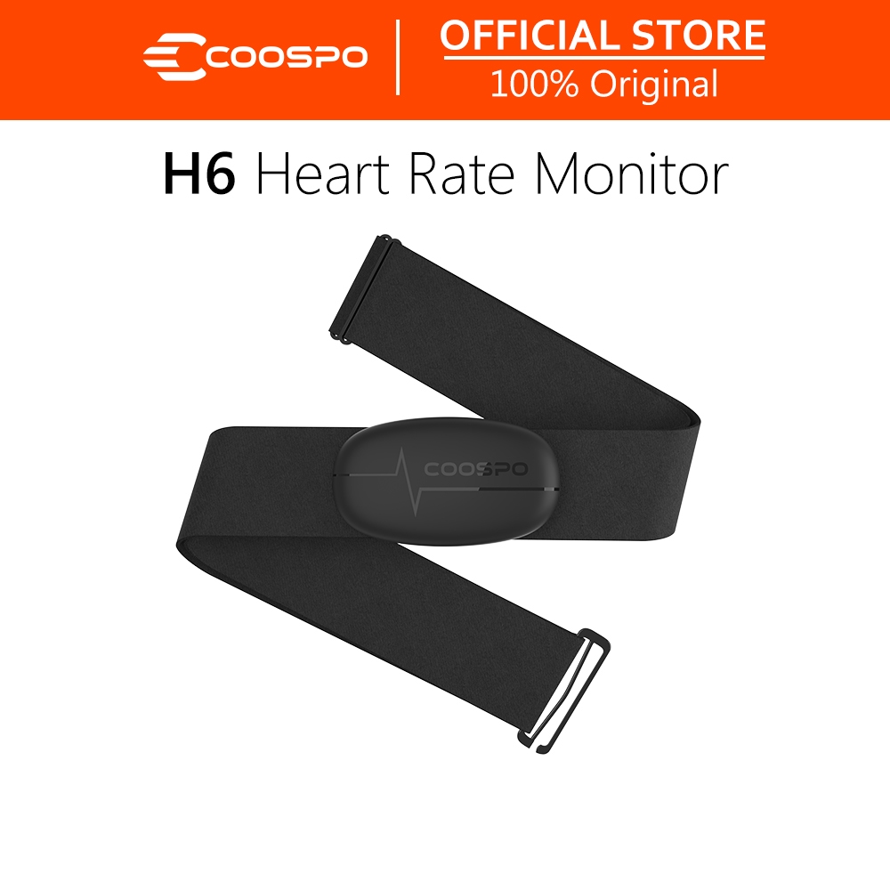 COOSPO H6 Heart Rate Monitor สายรัดหน้าอกบลูทูธ 4.0 ANT + IP67 หน้าอก Heart Rate Sensor สําหรับ Peloton Polar DDP โยคะแผนที่ My Ride Garmin กีฬานาฬิกา