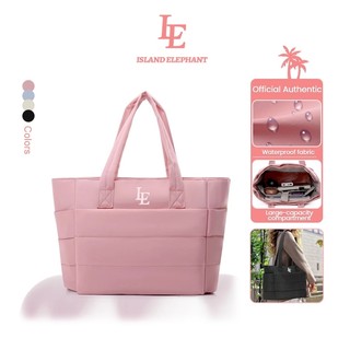 ISLAND ELEPHANT Waterproof Laptop Tote Bag | High-Capacity Shopping Bag with Multiple Compartments