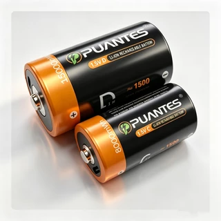 PUMPD 1.5V SIZE C SIZE D แบตเตอรี่ Type-C ชาร์จ D R20 LR20 C R14 เหมาะสำหรับเตาแก๊ส ไฟฉาย วิทยุ