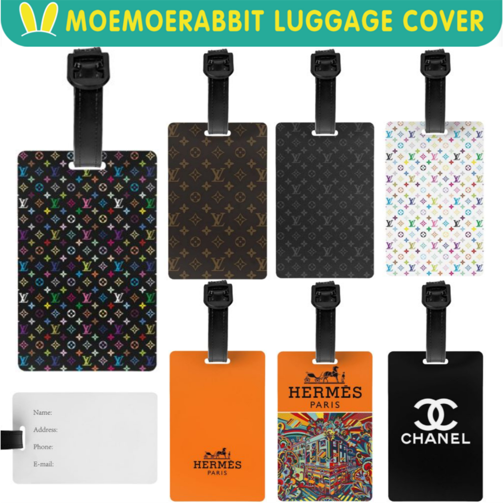 แท็กกระเป๋าเดินทางแฟชั่น แท็กกระเป๋าส่วนบุคคล วัสดุ PVC เขียนได้ Anti-Lost Check-in ID Tag Travel Essential AA001