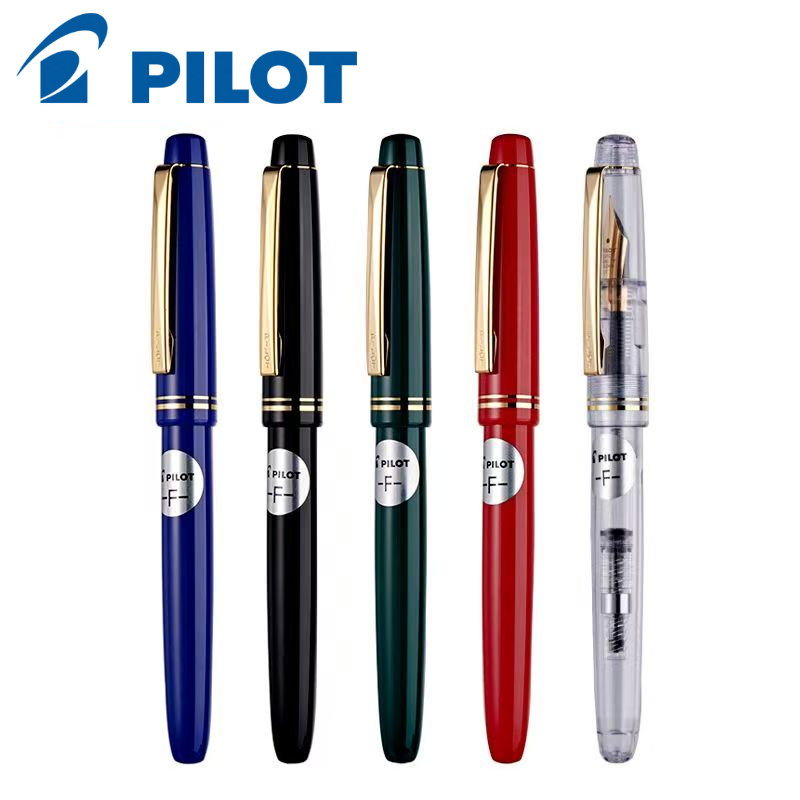 Pilot 78G+ ปากกาหมึกซึม ญี่ปุ่น ของแท้ 100% เขียนลื่น เหมาะฝึกเขียนอักษรสวย Student Fountain Pen FP-78G+ EF/F/M/B