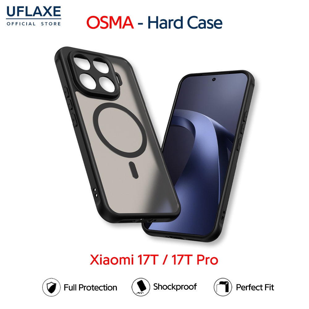 UFLAXE OSMA - เคส Xiaomi 17T / Xiaomi 17T Pro - เคสแข็งกันกระแทก เคสโทรศัพท์ด้านป้องกันรอยนิ้วมือการปกป้องเต็มรูปแบบ