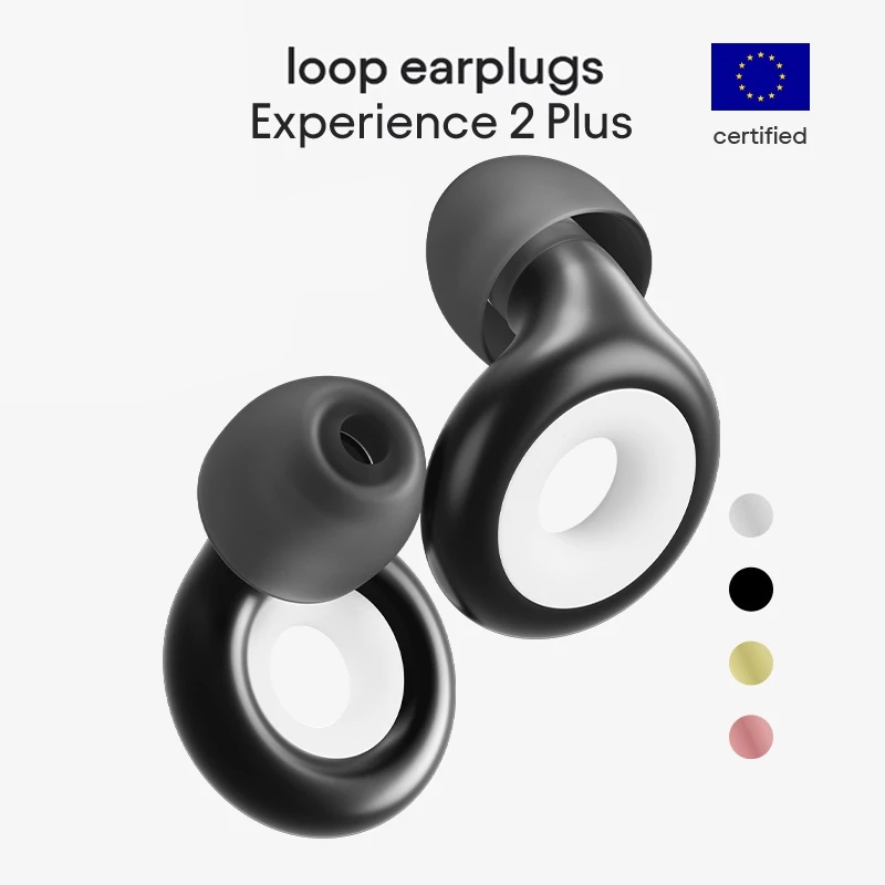 Loop Experience 2 Plus Ear Plugs – ที่อุดหูสำหรับคอนเสิร์ต ดีไซน์ทันสมัย ได้รับการรับรองเรื่องการป้องกันการได้ยิน สำหรับคอนเสิร์ตและเทศกาล งานแสดงสด กีฬา ดีเจ และสถานบันเทิงยามค่ำคืน – ลดเสียงรบกวนได้ 20dB (ความเที่ยงตรงสูง)