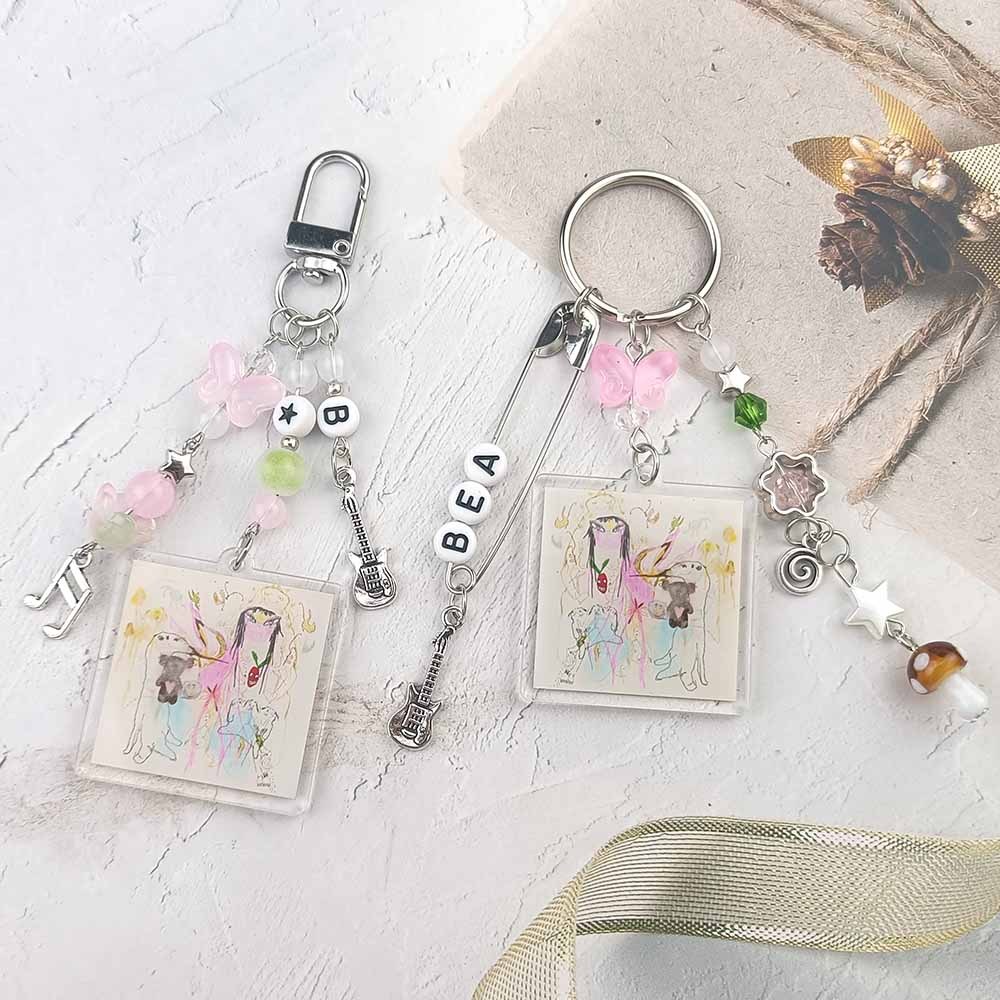 Handmade Beabadoobee "Beatopia" อัลบั้มแรงบันดาลใจพวงกุญแจ