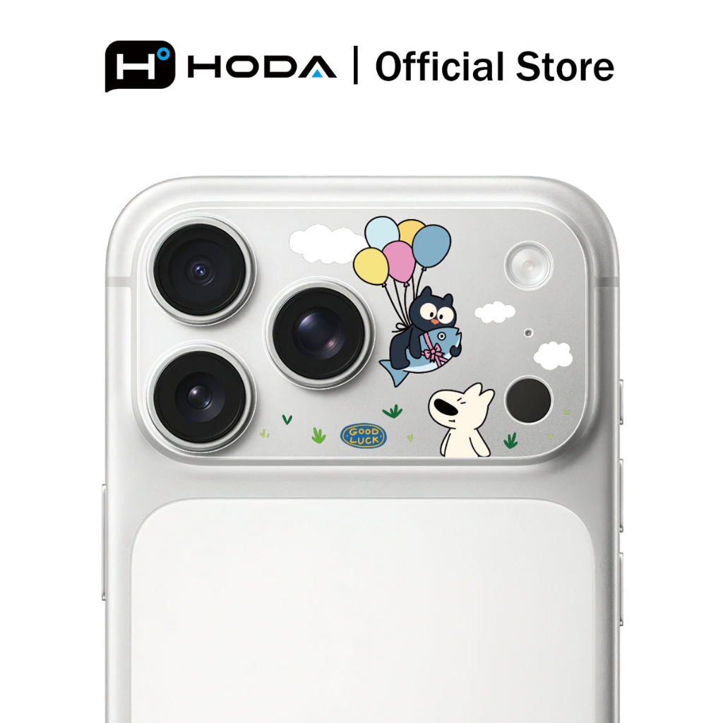 HODA Original Design Full Coverage Lens Base Film (w/Haver) #AYYHB ฟิล์มหลังสําหรับ iPhone 17 Pro / Pro Max