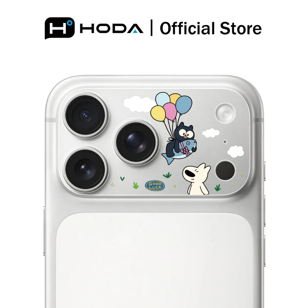 HODA Original Design Full Coverage Lens Base Film (w/Haver) #AYYHB ฟิล์มหลังสําหรับ iPhone 17 Pro / Pro Max