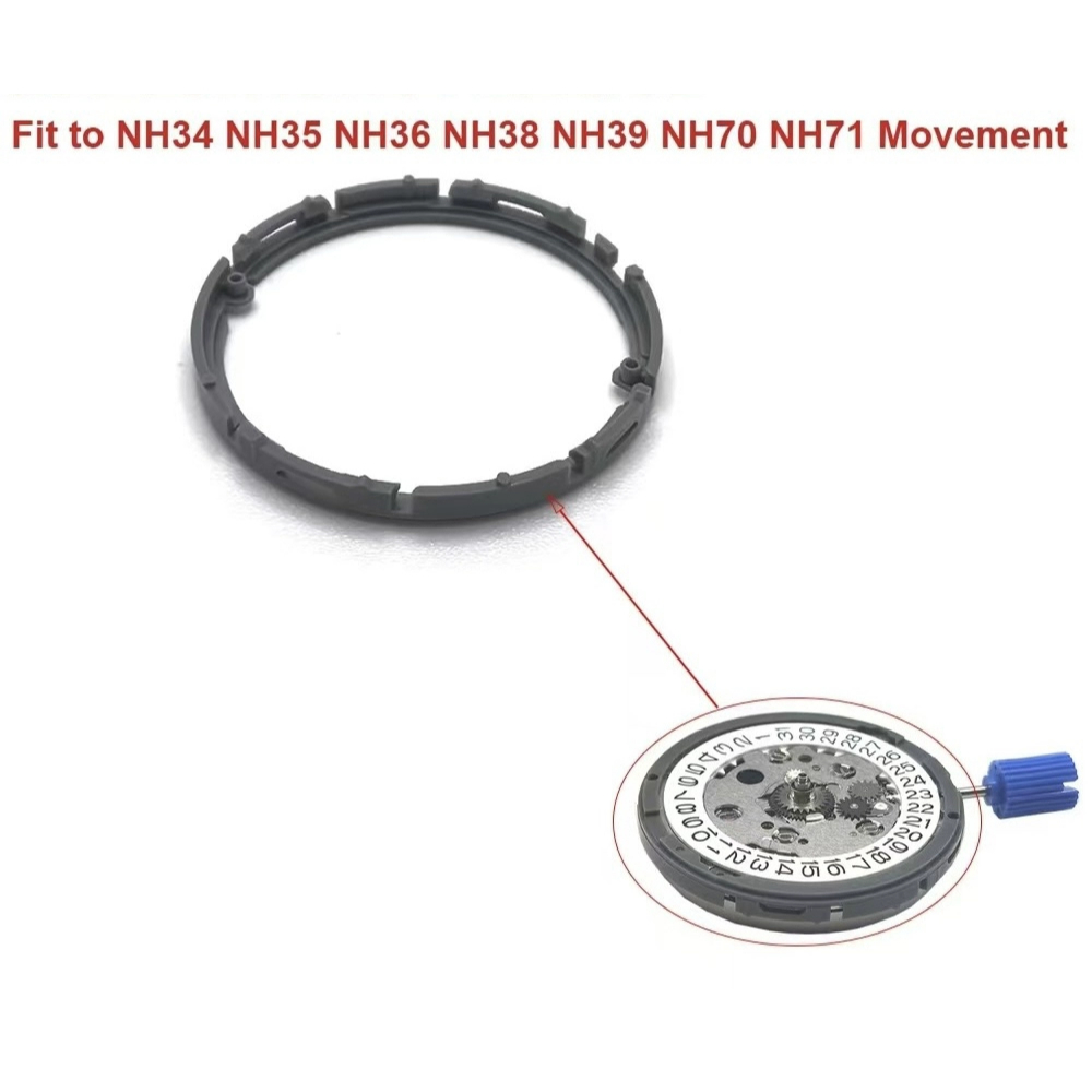 อุปกรณ์เสริมนาฬิกา ปรับให้เข้ากับ NH35/NH34/NH36/NH70/NH71 กรอบการเคลื่อนไหว แหวนยึด