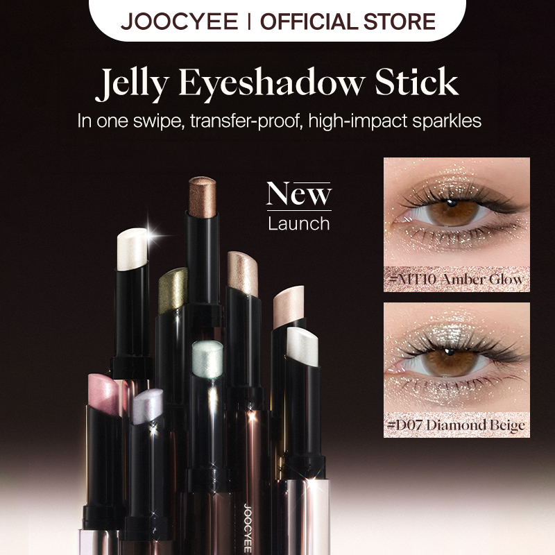 [ใหม่เปิดตัว] JOOCYEE Jelly Stick Sparkly Water-Glow Long Lasting Smudge Proof ไม่มีแปรง Needed One Swip Eye Makeup