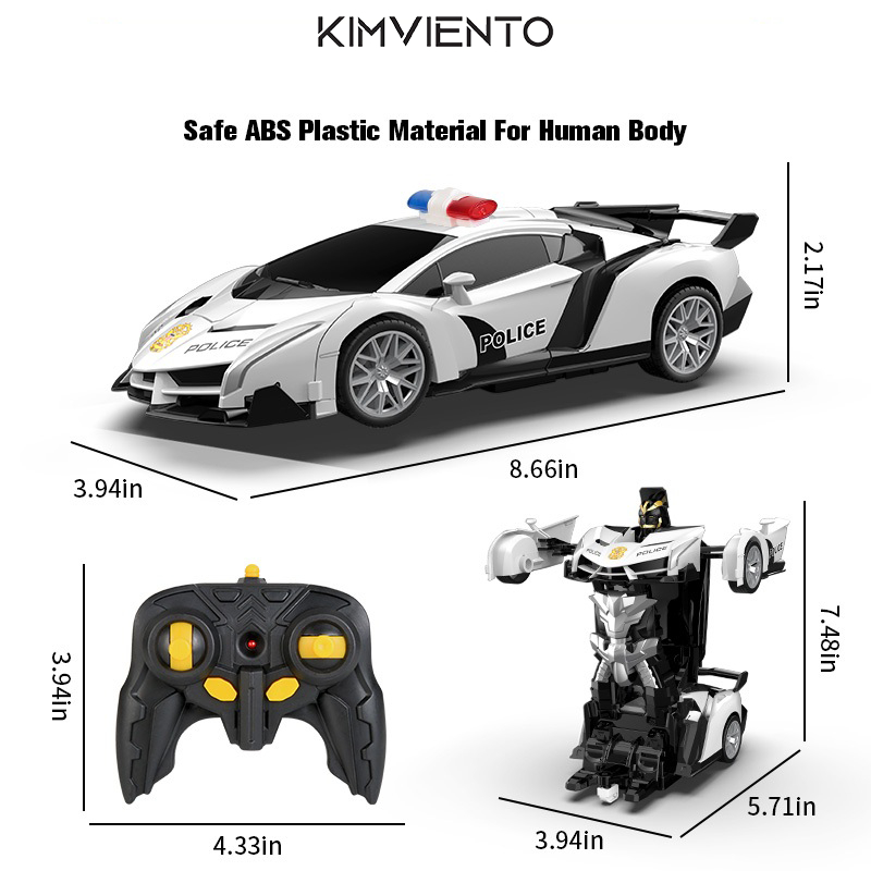 KIMVENTO รถบังคับวิทยุ แปลงร่างเป็นหุ่นยนต์ เสริมสร้างความสนุกสนานให้เด็ก
