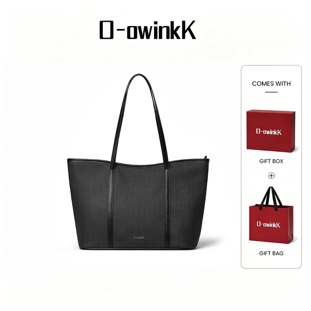 O-owinkK Stranda Bag กระเป๋าสะพายผ้าใบผู้หญิง ความจุใหญ่ ทนทาน สีสดสวย ไม่เปื้อนง่าย