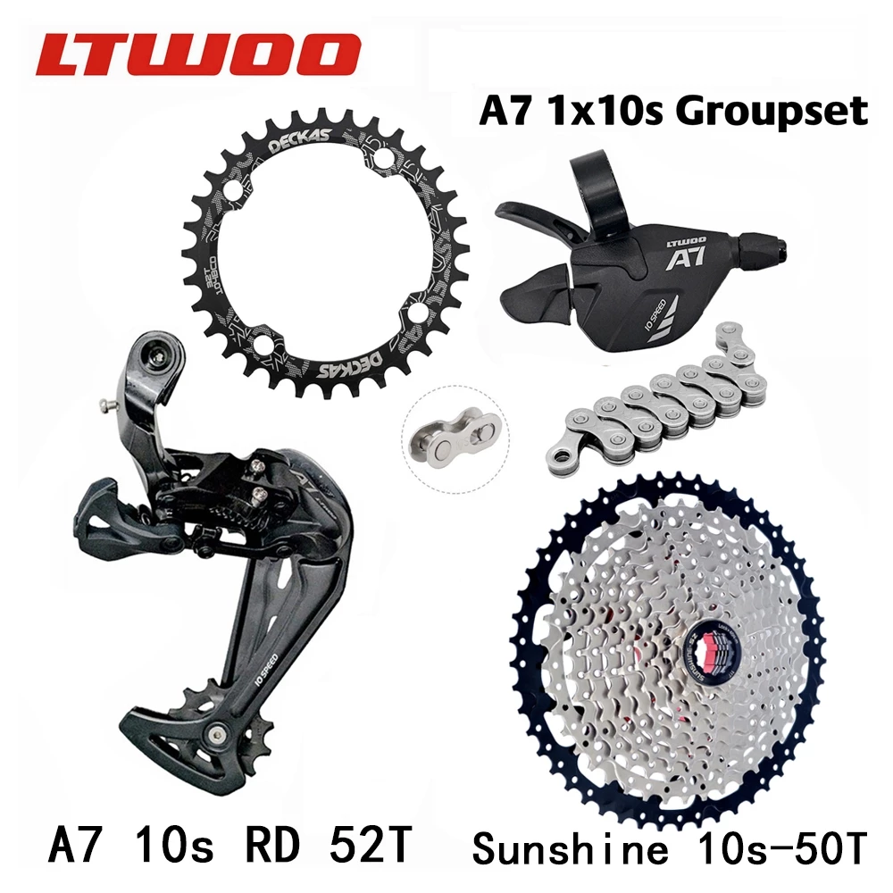 Ltwoo A7 ตีนผีหลัง 10 ความเร็ว 36T 40T 42T 46T 50T BCD104