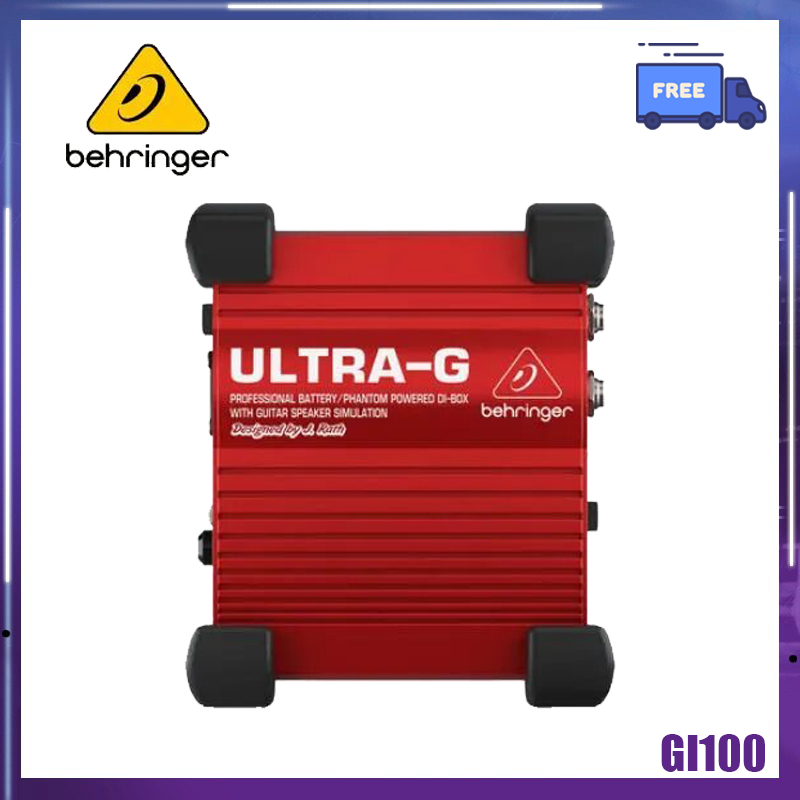 BEHRINGER GI100 ULTRA-G direct Box กล่องกรองเสียง กล่องป้องกันเสียงรบกวน ตัวกรองเสียง