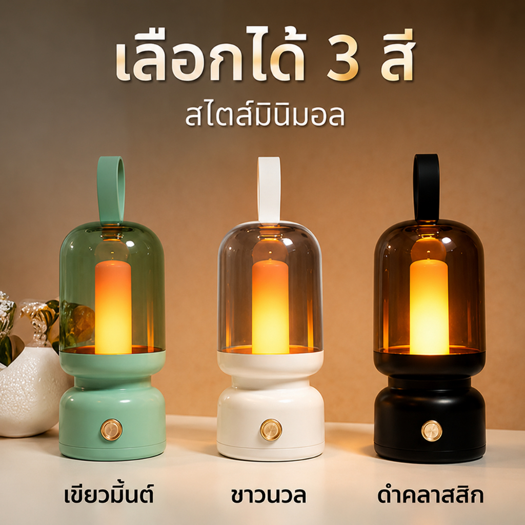 จัดส่งที่รวดเร็ว โคมไฟตั้งโต๊ะในร่ม นํา แบบพกพา รูปที่ 2