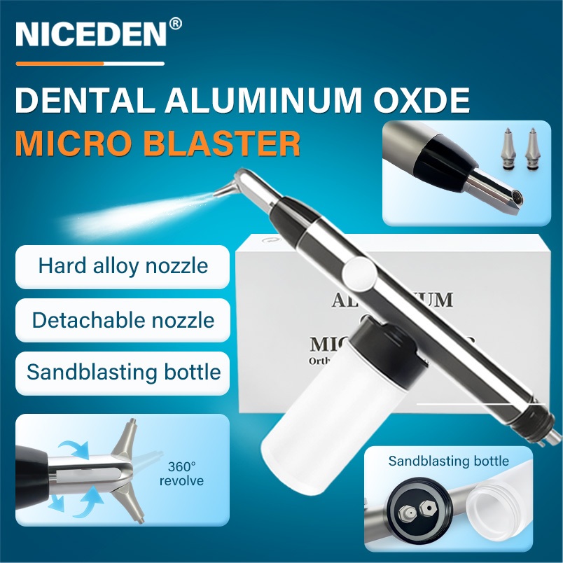 Niceden ทันตกรรมอลูมิเนียมออกไซด์ Micro Blaster Interface Microtcher การพ่นทราย