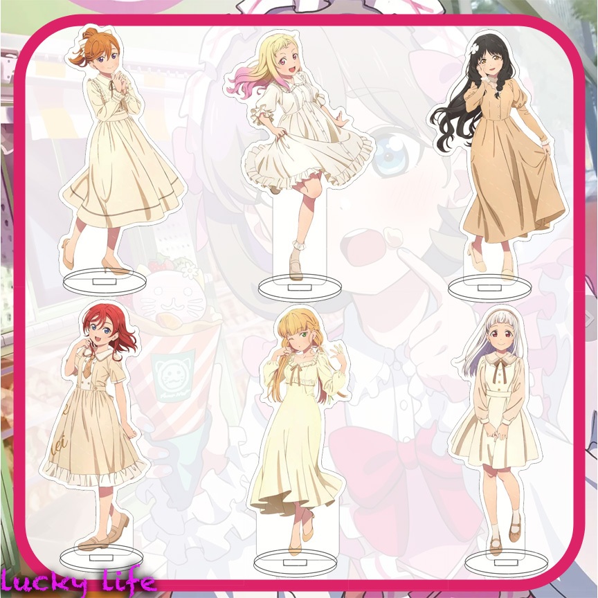 อนิเมะ สแตนดี้อะคริลิค LoveLive!Superstar!! Kanon Shibuya Tang Keke ของตกแต่งโต๊ะสำหรับนักเรียน