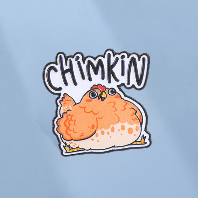 น่ารักชิมคินไก่เคลือบ เข็มหมุด น่ารัก