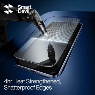 SmartDevil HD คริสตัลเพชรกระจกนิรภัยสําหรับ iQOO Neo 11/10 Pro/10/9/8/7/iQOO 15 Ultra/13/12/Z11 Turbo Strong Anti-Fingerprint Shatterproof Drop-Resistant Smooth To The Touch