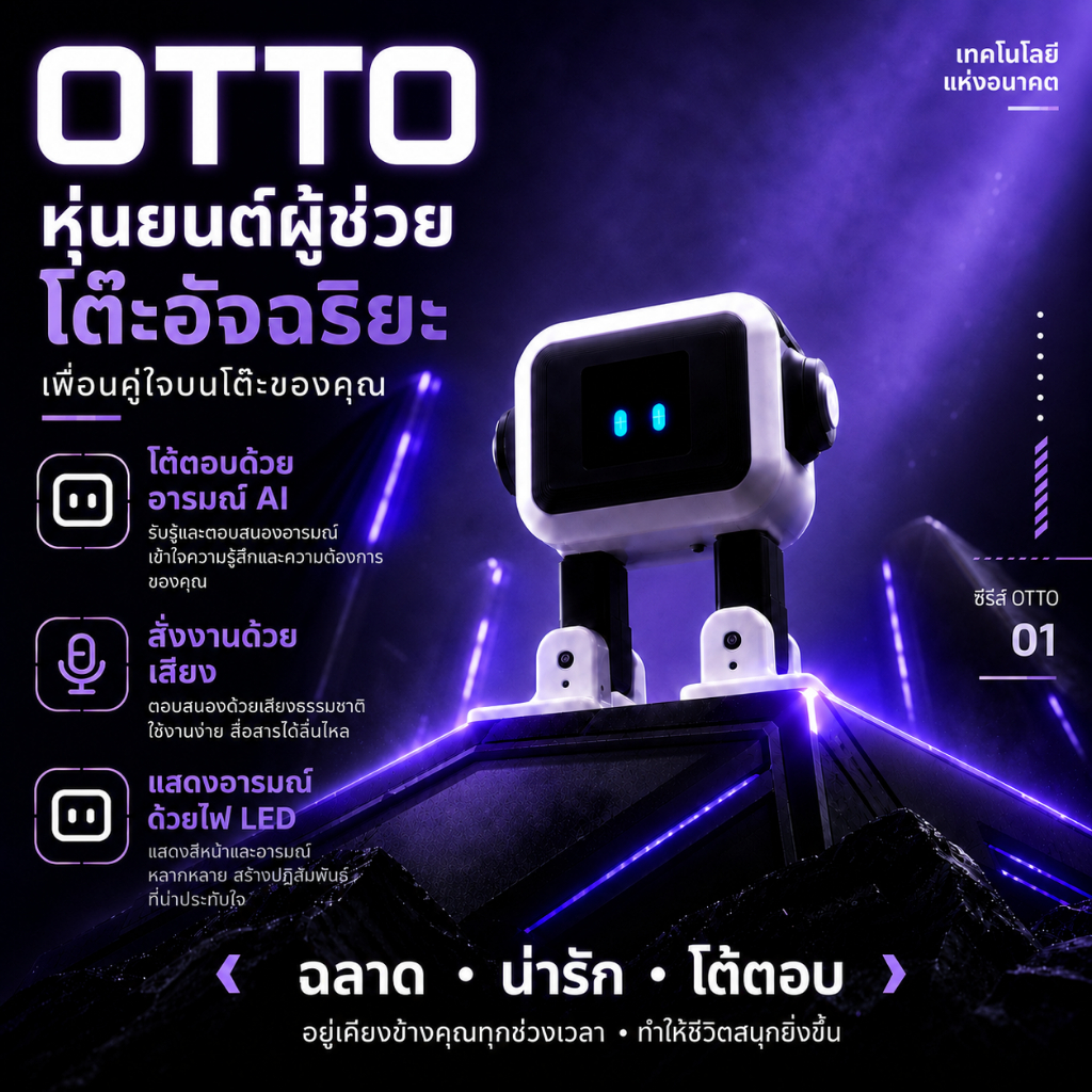AI Robot EMO สไตล์เดียวกัน | ผู้ช่วยเสียงแบบโต้ตอบหุ่นยนต์เต้นรําและแชทพร้อมบุคลิกภาพ AI ที่ปรับแต่ง