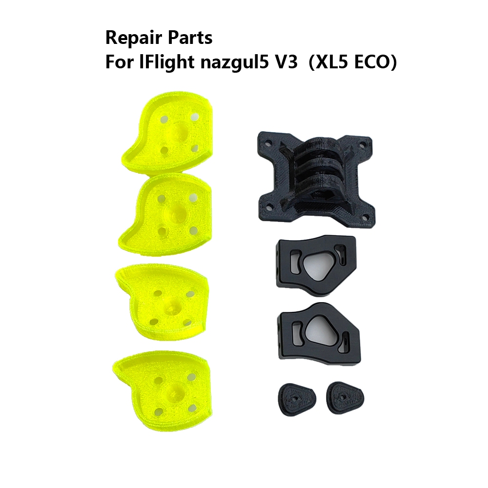 PHISITAL FPV กรอบอะไหล่ซ่อมอะไหล่ 3D พิมพ์ป้องกันแขน/ฐานกล้องสําหรับ iFlight Nazgul5 V3