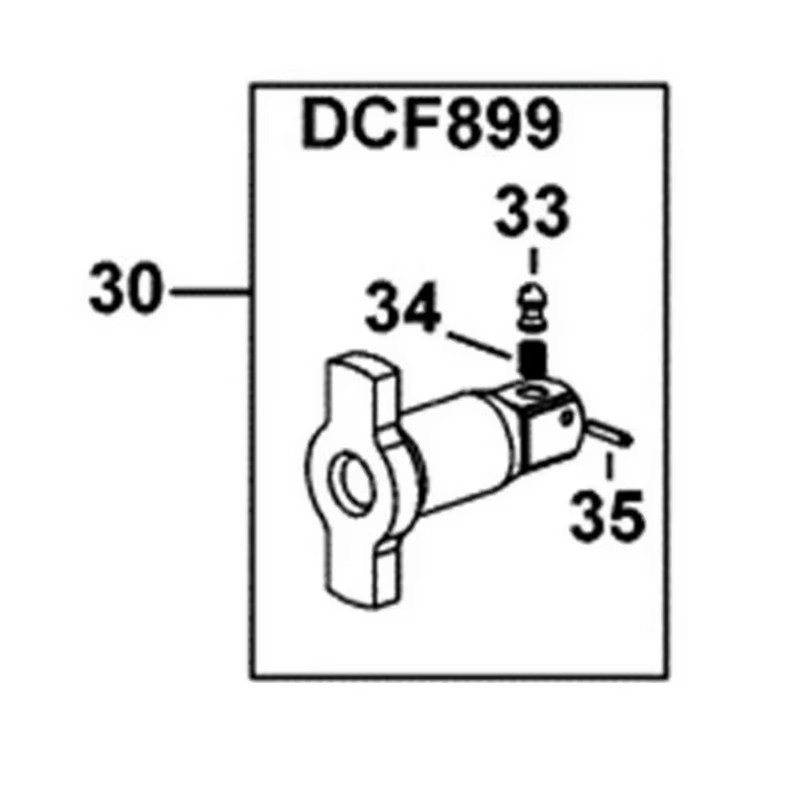 อุปกรณ์กันกระเด็น DCF899 N415874 DCF899B DCF899M1 DCF899P1 DCF89 ประแจไฟฟ้าอุปกรณ์เสริมเจาะบล็อก