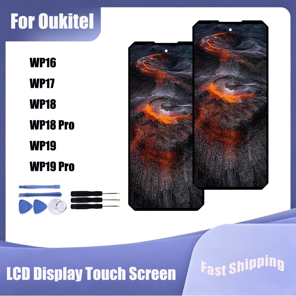 สําหรับ Oukitel WP16 WP17 WP18 WP19 Pro จอแสดงผล LCD Touch Screen Digitizer Assembly Replacement