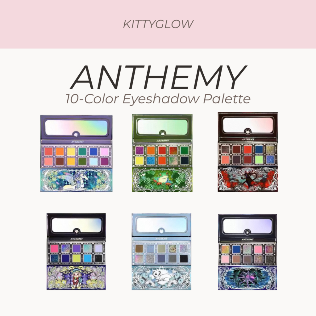 ANTHEMY พาเลทอายแชโดว์ 10 สี