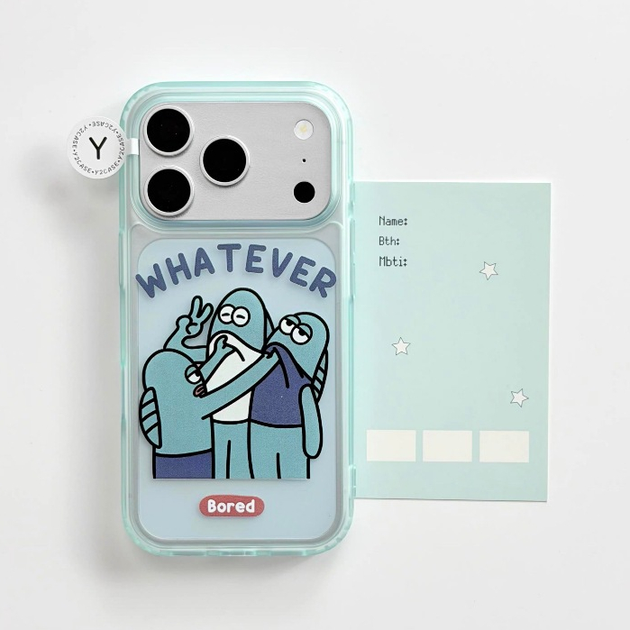 【Frosted semi-transparent/IMD hard case/Bikini Bottom】เคส compatible for iPhone 15 16 17 pro max cas