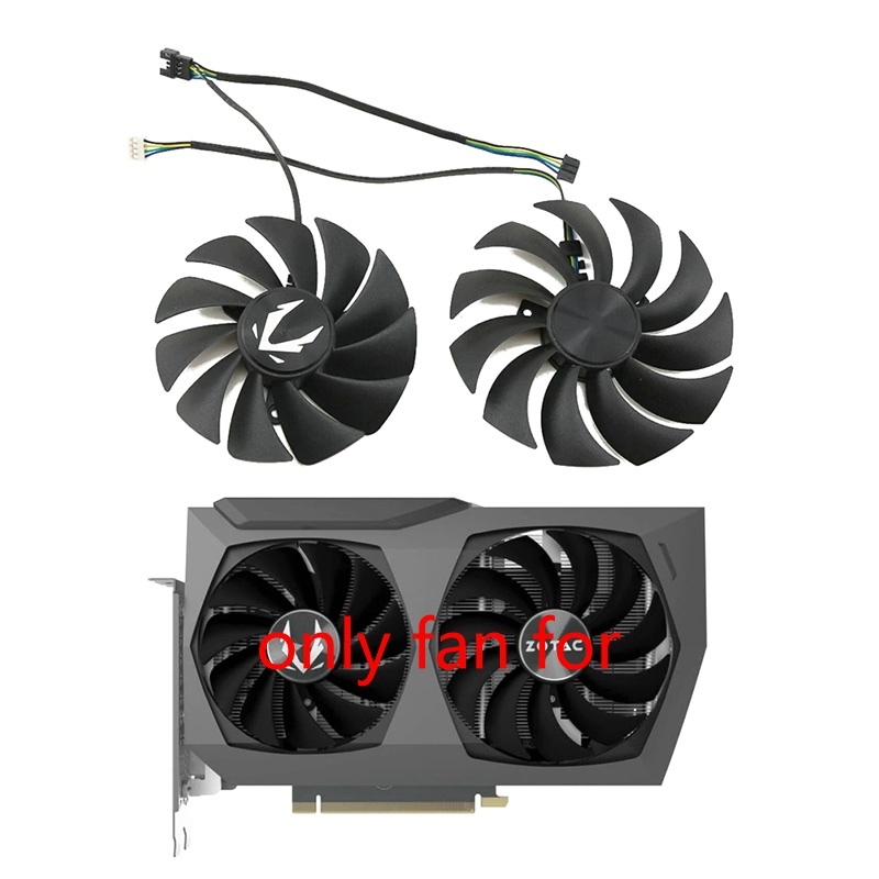 88 มม.GA92S2U 100 มม.GA8S2U RTX3070Ti RTX3070 Ti GPU Cooler สําหรับ Zotac Gaming RTX 3070 Twin Edge 