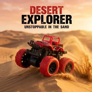 TOYTOPIA 1:32 Scale Mini 4WD RC Off-Road Car – 2.4GHz High-Speed, Crash-Resistant, All-Terrain Electric Toy