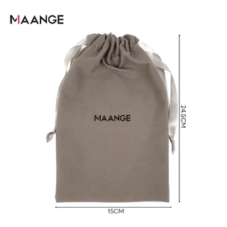 MAANGE ความต้องการ 1ชิ้นกํามะหยี่แปรงแต่งหน้าถุงเก็บแบบพกพาผู้หญิงกระเป๋าเครื่องสําอาง 51872