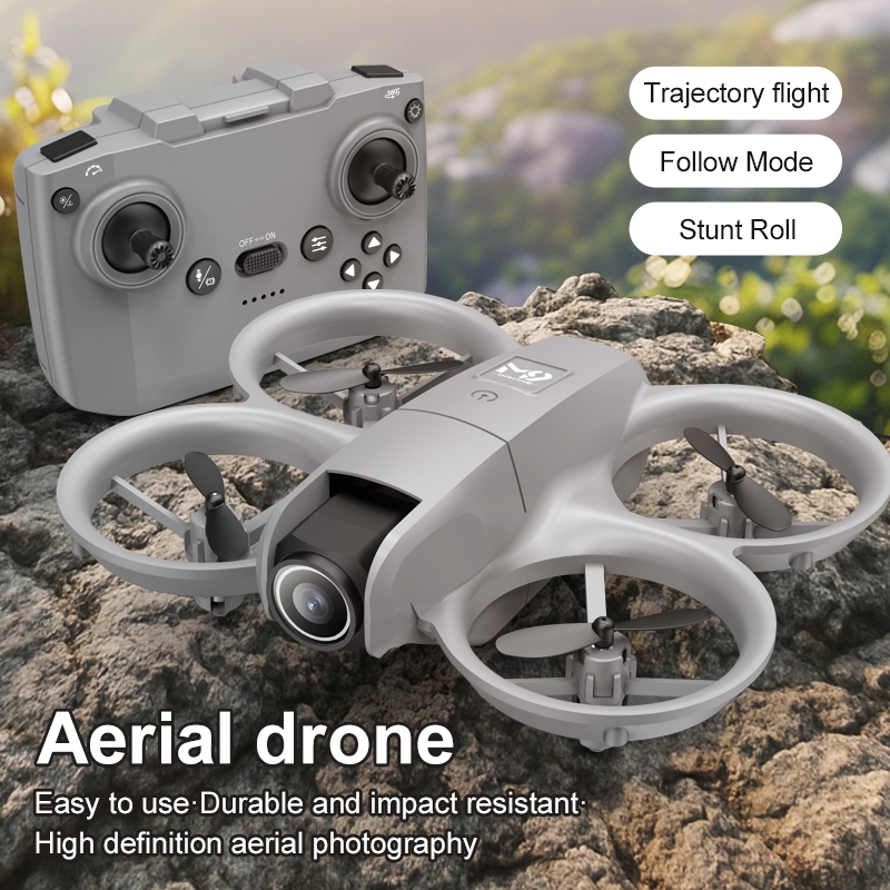 M9 Drone Cool Lighting HD Dual กล้องควบคุมผ่าน APP Optical Flow Hovering Multi-Zoom Gesture การถ่ายภ