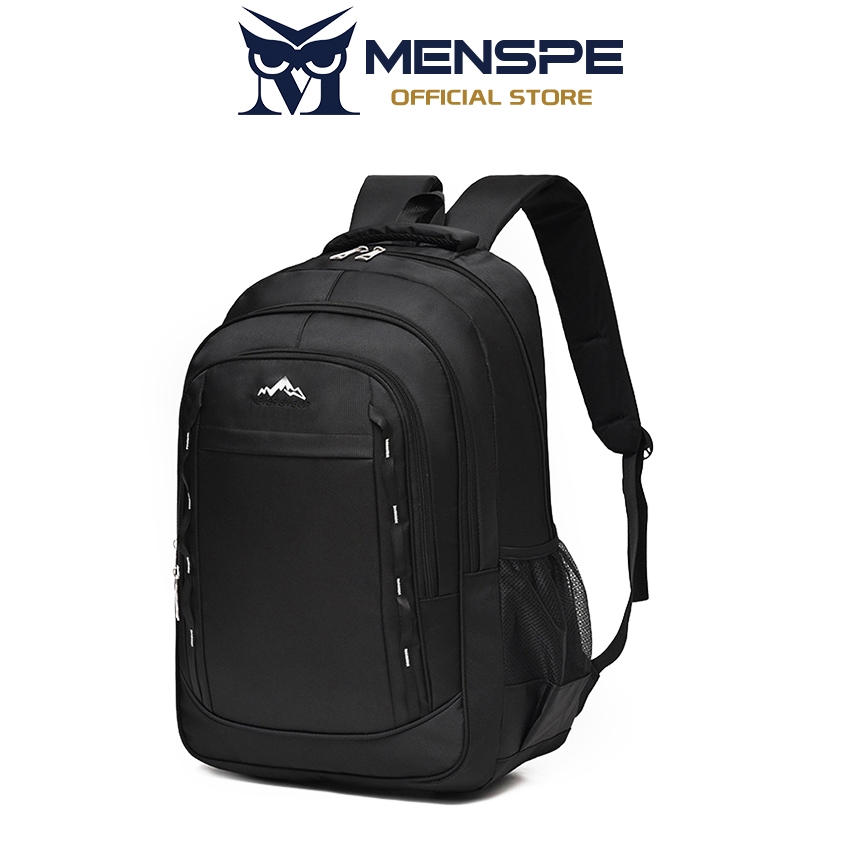 MENSPE Fashion Mens กระเป๋าเป้แล็ปท็อปแบบพกพาความจุขนาดใหญ่ Backpakk Business Computer Backpack 17.3 นิ้ว Laptop Backpack กระเป๋าเป้กันน้ํา College Commuting Backpack