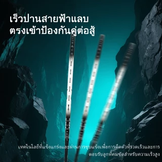 ALPSPORT QL Blue Dragon รูปแบบ 5U G5 100% Original Design 300±5 มม.คาร์บอนไฟเบอร์ไม้แบดมินตัน Offensive Raket เหมาะสําหรับเริ่มต้นและสามเณรสีดํา/สีขาว ALP QL Blue Dragon