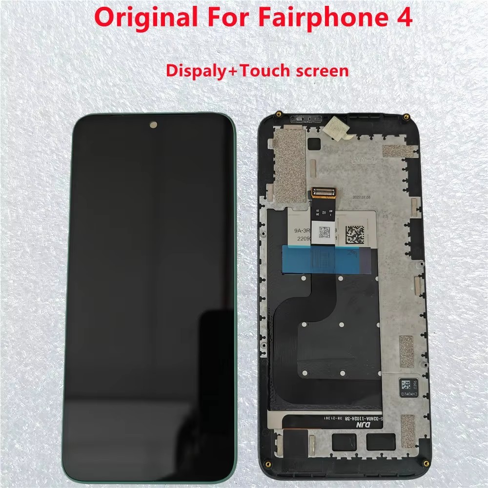สําหรับ Fairphone 4 LCD Touch Screen Digitizer Sensor Assembly อะไหล่ซ่อมสําหรับ Fairphone 4 จอแสดงผ
