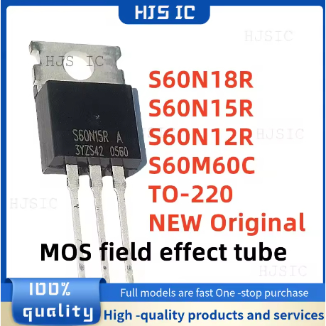 5PCS ใหม่ Original S60N18R S60N15R S60N12R S60N18 S60N15 S60N12 TO-220 MOS field effect หลอดทรานซิสเ
