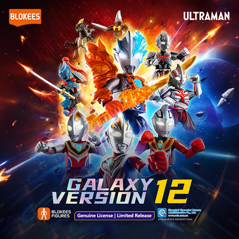 【NEW】BLOKEES Ultraman Galaxy Version GV01-14 Blind Box รูปที่ 7