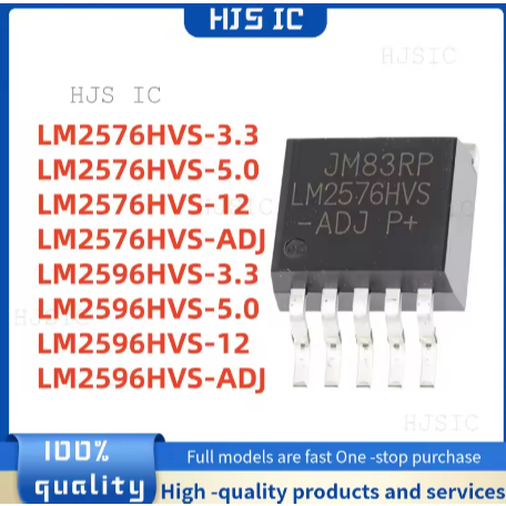 5PCS LM2576HVS-3.3 LM2576HVS-5.0 LM2576HVS-12 LM2576HVS-ADJ LM2596HVS-3.3 LM2596S-5.0 LM6S-ADJV6S-A6