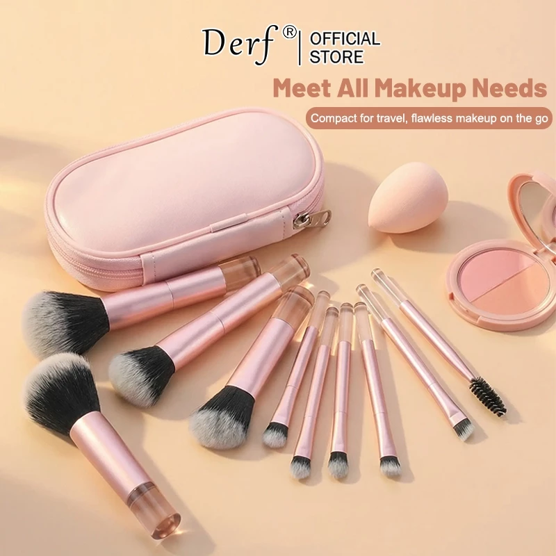 แปรงแต่งหน้า Super Soft Mini 7 ชิ้น สําหรับปัดแก้ม รองพื้น คอนซีลเลอร์