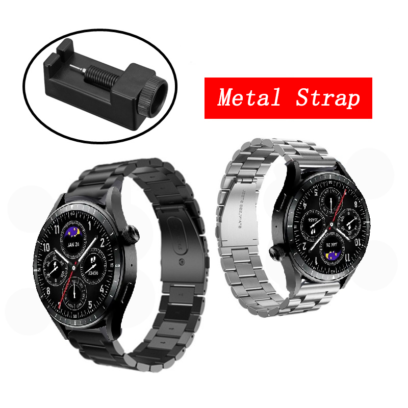 สําหรับ Infinix XWatch N4 Pro/Infinix XWatch N5 Pro นาฬิกาสายโลหะสแตนเลสสตีล 22 มม.