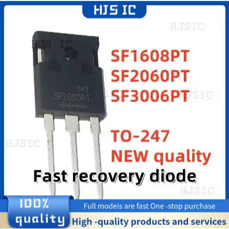 5PCS ใหม่ 100% คุณภาพ SF3006PT 3006PT SF1608PT 1608PT SF2060PT 2060PT TO-247 Fast recovery ไดโอดทราน