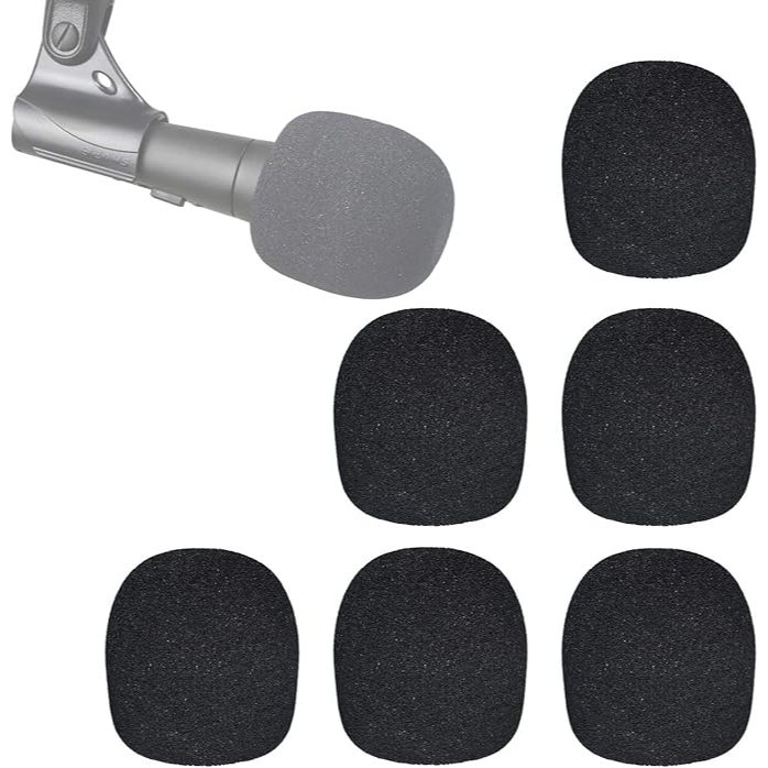 SM58 Pop Filter - โฟมฝาครอบไมโครโฟนกระจกหน้ารถสําหรับ Shure SM58 SM58-LC Ball ประเภท Mic ลดเสียงรบกว