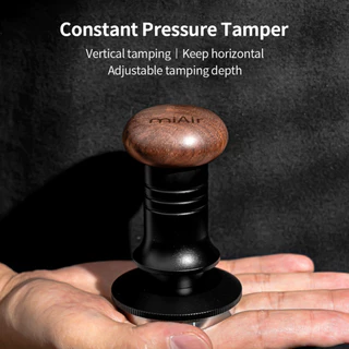 MiAir กาแฟ Tamper 51 มม./58 มม.SUS304 สแตนเลสปรับความลึก Ergonomic Handle กาแฟ Temper เครื่องมือกาแฟ