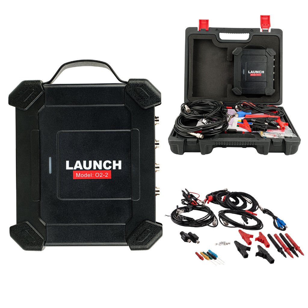 LAUNCH X-431 Oscilloscope O2-2 Scopebox Analizador 4 Channels Tester ทํางานร่วมกับ X-431 PAD V,PAD V