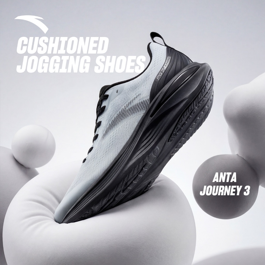 ANTA Journey 3 PG 7 Men Sports Running Shoes Cushioned Rebound Shock Absorption Shoes 112625545