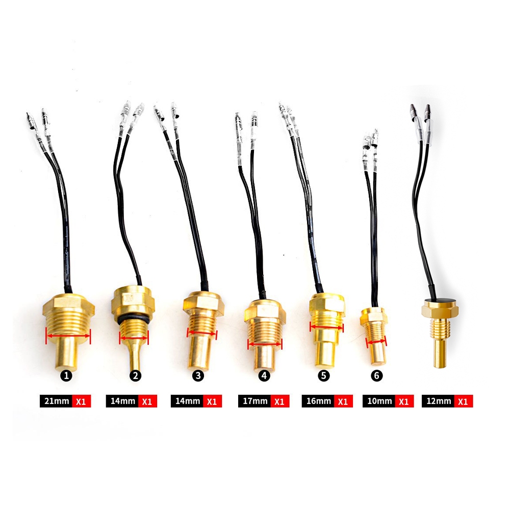 12V/24V Universal Water Temperature Sensor รถอุณหภูมิเซนเซอร์วัดอุณหภูมิน้ํา 10 มม.12/14/16 มม.17 มม.21 มม.