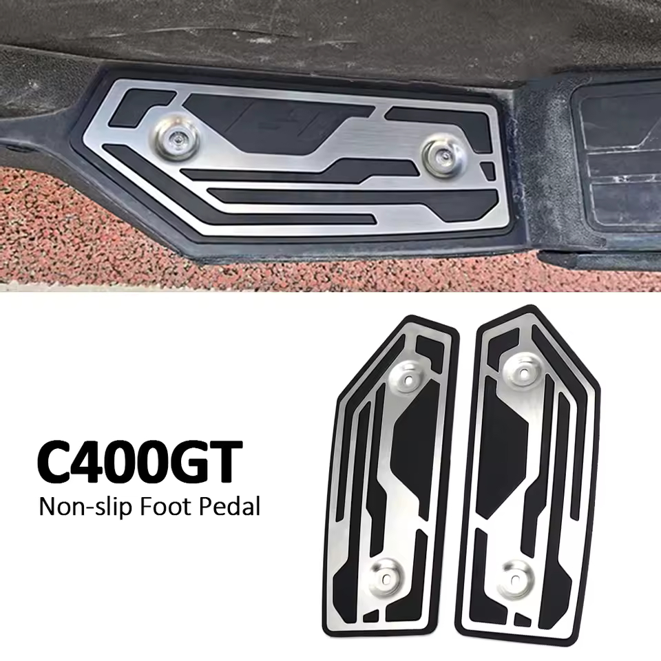 สําหรับ BMW C 400 GT C400 GT C 400GT C400GT 2025 รถจักรยานยนต์ Footrests ชุดเท้าเหยียบ Footboard แผ่