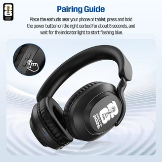 [100% ORI] FIFA F26E10 หูฟังไร้สายแบบครอบหูตัดเสียงรบกวน Bluetooth V5.4, Hybrid ANC-49dB
