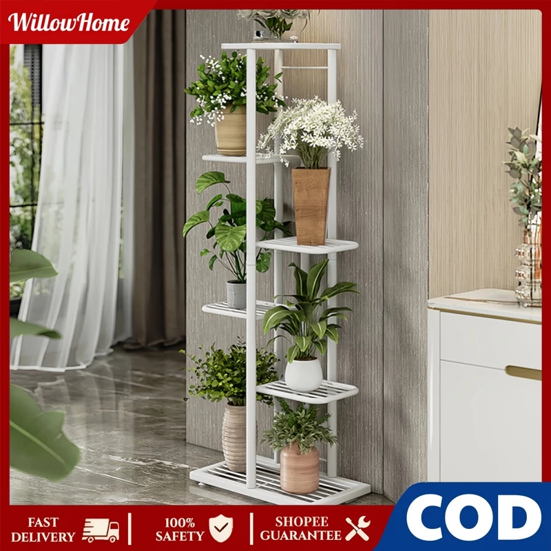 กระถางต้นไม้เหล็กแข็งแรง | มัลติ - ชั้น | อวกาศ - ประหยัด | ทนทาน For Home & Flower Shop