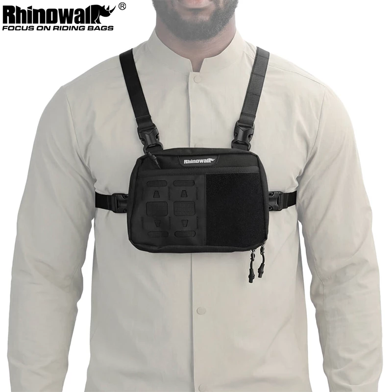 Rhinowalk Traverse series-กระเป๋าคาดหน้าอกยุทธวิธีมัลติฟังก์ชั่น(1.5L)